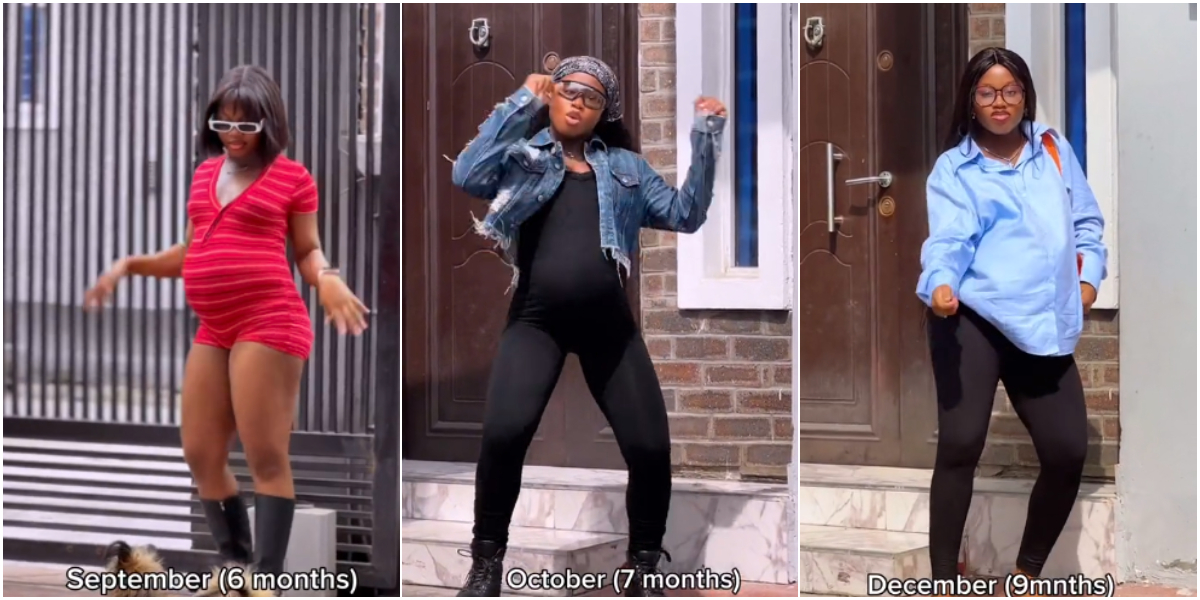 Lady who danced throughout her pregnancy shares how her baby looked