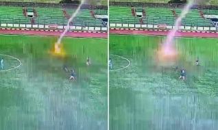 Indonesian footballer struck by lightning