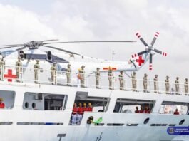 Chinese Navy hospital ship concludes seven-day medical mission in Ghana